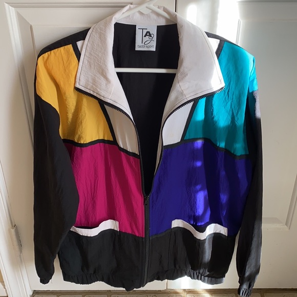 Vintage Women’s Zipper Windbreaker Jacket - Picture 2 of 4